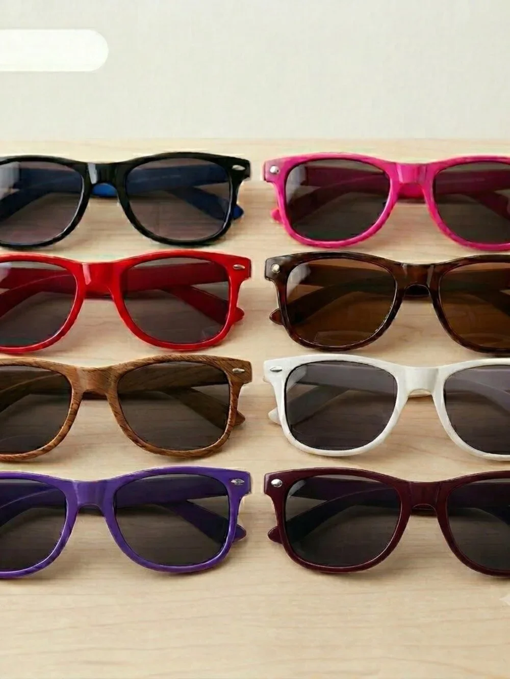 Sunglasses Bundle set of 8 various colors Inexpensive Sunglasses